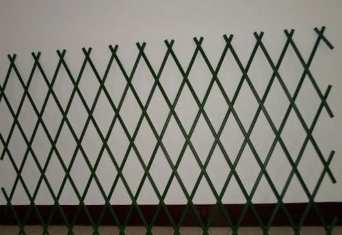 Lot de 2 treillis de jardin extensibles en plastique Vert 150 x 40 cm 1,5 m