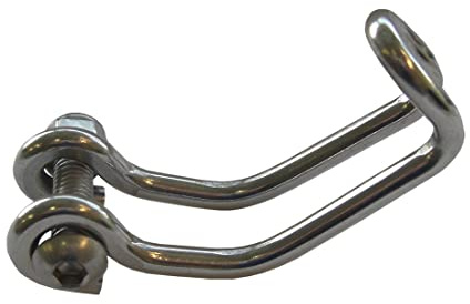 Busch & Müller Unisex – Erwachsene 474DUPB Scheinwerferhalter, Silber, Einheitsgröße