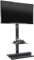 Support TV Mural pour Télévision: Pied TV Universel pour Écrans Plats de 32-65 Pouces, Hauteur Réglable et Inclinable +/-15° Fixation TV sur Pied avec Étagères VESA 600x400 Charge 30kg