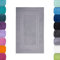 Lavea Badematte, Badteppich, Duschvorleger, Hellgrau, 50 x 80 cm Premium Frotteeserie Bali | GOTS Zertifiziert, 100% Bio Baumwolle