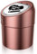 LegendTech Cendrier Coupe-vent, Cendrier En Acier Inox Avec Couvercle Anti odeur, Cendrier Portable pour Intérieur et Extérieur, Avec Tapis Antidérapant et Anti-Rayures