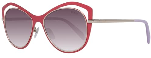 Emilio Pucci Damen Ep0130 5668f Sonnenbrille, Rot, Einheitsgröße, Rot:, One size