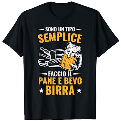 Baker Divertente Panettiere Fornaio Faccio Pane E Bevo Vino Maglietta