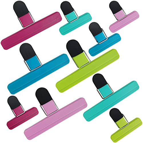 Clip Para Bolsas de Alimentos ,10 piezas Clips De Sellado De Plástico Pinzas Cierre para Bolsas Cocina Food Clips,Para Bolsas De Alimentos Y Bocadillos