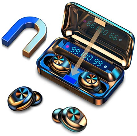 Bluetooth In Ear Kopfhörer In-Ear Kabellos kompatibel für Samsung Galaxy A06 A16 A26 A36 A56 A55 A35 A25 A15 A05 A16 A06 A34 A54 Sport Ohrhörer ANC In-Ear Kopfhörer Headset, Kopfhörermodell:1_TWS F9
