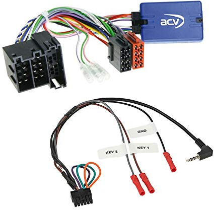 Lenkradfernbedienung Adapter Interface LFB Multi-Anschluss passend für Peugeot Boxer 2006-2008 kompatibel mit verschiedenen Autoradios
