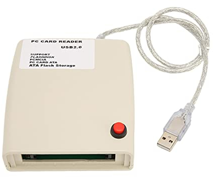SD Kartenleser, USB2.0 ATA PCMCIA Speicherkartenleser Adapter, 68 PIN PCMCIA Karte auf USB Adapter Konverter für PC Computer, Unterstützung für Hot Swap