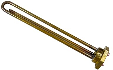 SPEEM | Resistencia Termo Electrico Vaina Cobre Rosca 1 1/4 1500w 220v Standard | Resistencia para calentador electrico | Para acumulador y caldera de agua eléctrica | Resistencia para termo electrico