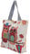 Garneck 1stück Stylische Canvas Tasche Mit Eulenmotiv Bestickte Schultertasche Handtasche Für Damen Großes Volumen Für Alltag Und Reisen Für Einkaufen Camping
