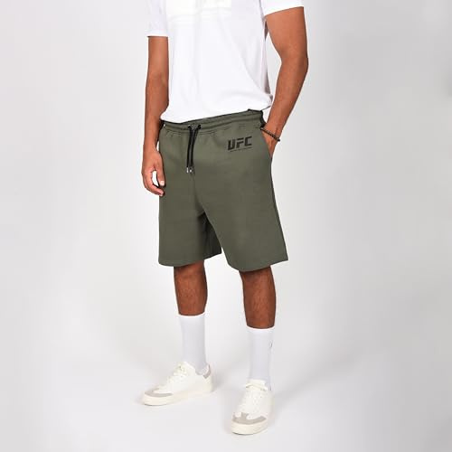 UFC Short Kaki Officiel Homme – Short Sport – Licence Training & MMA – Tailles S à XXL