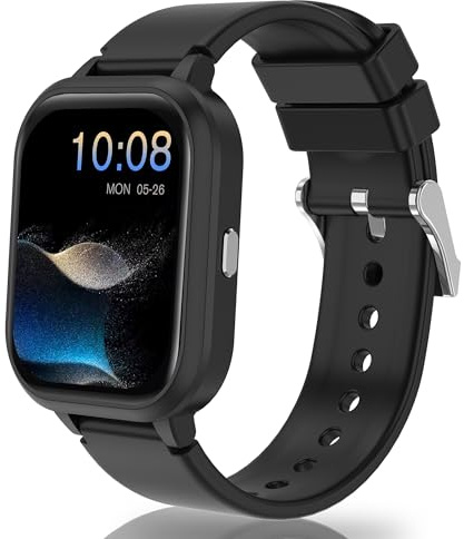 Smartwatch Kinder, 1,83 Kinder Smartwatch für Mädchen Jungen, kids Sport Fitness Uhr mit Schrittzähler, 100+ Sportmodi, Schlafmonitor, Telefon, Wecker, Spiele,IP68 Wasserdicht Kinderuhr Geschenke