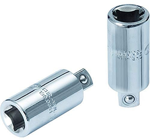 KS Tools 130.0301 - Douille 4 pans 1/4'', 3 mm - Adapté à la plupart des vannes de coupure - En Chrome Vanadium - Finition Chromée