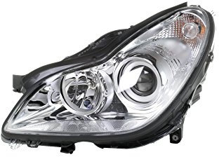 HELLA 1ES 008 821-351 Halogen/Bi-Xenon Scheinwerfer - Mercedes-Benz Cls (C219) - SAE - für Rechtsverkehr - links
