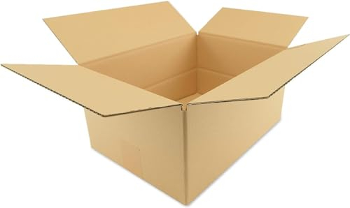 verpacking cartons 33 x 24 x 16 cm marron KK 60 à simple cannelure – boite postale carton pour les marchandises de taille moyenne (25 pièces)