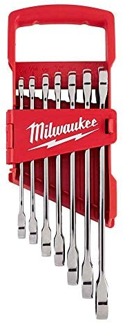 Milwaukee 48-22-9406 7pc Ratcheting Combination Wrench Set - Sae