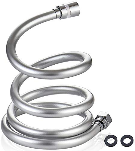 Tubo Doccia Flessibile 2 metri/79 pollici Universale PVC Antitorsione, Flessibile Doccia lungo tenuto in mano della sostituzione, Standard G 1/2