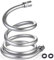 Tubo Doccia Flessibile 2 metri/79 pollici Universale PVC Antitorsione, Flessibile Doccia lungo tenuto in mano della sostituzione, Standard G 1/2