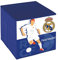 ARDITEX Real Madrid C.F. Faltbarer Aufbewahrungsbehälter, offizielles Lizenzprodukt, 31 x 31 x 31 cm, zur Aufbewahrung von Spielzeug, Kleidung und Zubehör