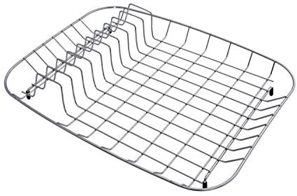 Reginox Modern Draining Rack Sink Grey Mesh Rectangle Metal Basket Accessory