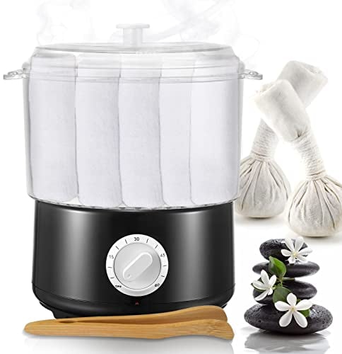 Heated Towel Steamer Quick Heating Towel Warmer with Towel Clip High Capacity Towel Heater Fast Heating to 202 F within 5 Minutes SPA Facial Skin Moisturizing Tool for Shaving, Barber, Salon