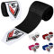 SAWANS Boxen Handbandagen Kampfsport Bandagen Innenhandschuhe Schlagen MMA 2,5 3,5 4,5 Meter Handgelenkstützgurte Elastische Trainingstasche Kampfsport unter den Handknöcheln (2.5 M, Schwarz)