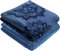 Erwin Müller Duschtuch Bühl 2er-Pack blau Größe 70x140 cm - besonders flauschig, voluminös, äußerst saugfähig