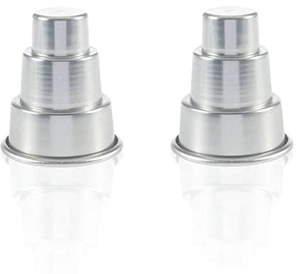 wiianoxd Mini 3 Tier Cake Mold, Cake Party Pudding, Mold Muffin Tin Decorating Muffin Tray Mould Tools