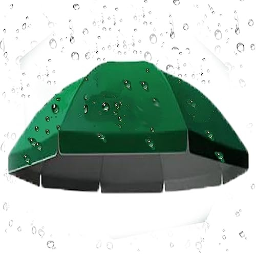 NILZA Sonnenschirm-Stoffbezug Ersatz Marktschirm Tuch 8 Rippen 10 Rippen Rund Sonnenschirm Stoff, Ersatzbezug Baldachin Abdeckung Für Terrassenschirm, 1.8m - 3m (Size : 280cm/8Ribs)