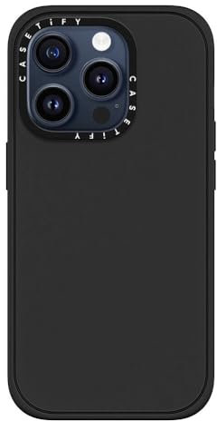 CASETiFY Impact Case for iPhone 15 Pro [4X Military Grade Drop Tested / 8.2ft Drop Protection] - Matte Black