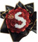 Bouquet 20 roses éternelle pailleté personnalisé
