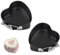 2Pcs Heart Shaped Tins for Baking, Non Stick Springform Baking Tin with Removable Bottom, Small Cheesecake Tins Moulds Pan for Pie Cheesecake Pizzas Quich.