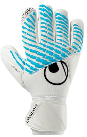 uhlsport Football Goalkeeper Gloves Catch Machine Cybertec Supersoft HN Goalkeeper Gloves for Children and Adults