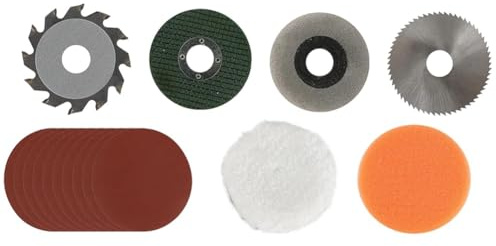 Kquepo Accesorios para Mini Sierras de Mesa Multifuncionales: Velocidad, Ángulo de Corte, Profundidad de Corte Ajustable y Lijado.