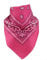Harrys-Collection Unisex Bandana Bindetuch 100% Baumwolle (1 er 6 er oder 12 er Pack), Farbe:pink