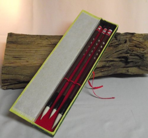 AAF Nommel ® 010 Kalligraphie Kalligrafie Pinselset Pinse Set 3 Stück