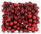 Magic 144 Spiegelbeeren Kugeln am Draht 2cm Weihnachtskugeln Baumkugeln Baumschmuck Weihnachtsdeko Kugeln Glaskugeln Set Christbaumschmuck - Chianti (dunkelrot weinrot Bordeaux)