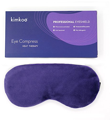 Kimkoo Moist Heat Eye Compress&Microwave Hot Eye Mask for Dry Eyes，Heated Eye Mask Natural and Healthy Therapies