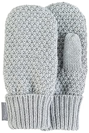 Sterntaler Unisex Strick-Fäustel für Babys und Kleinkinder, Silber, 3