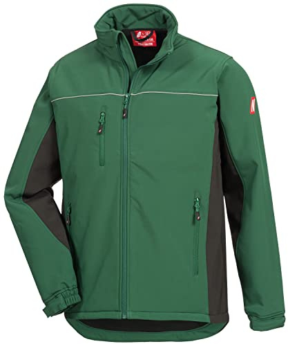 Nitras Motion Tex Light 7154 Softshelljacke - windfeste Jacke für die Arbeit - Grün - XL
