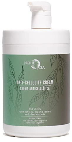 Anti-Cellulite-Creme, reduzierende Anti-Cellulite-Körpercreme, remodellierend, verbessert den Orangenhauteffekt und bekämpft Cellulite, weiche und hydratisierte Haut. Marke: Nacht und Tag, 1000 ml.