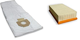 Lot de 5 sacs d'aspirateur kallefornia K910 + 1 filtre K741 pour Hilti VC20-U et VC40-U