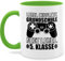 Tasse Tassen 325ml - Einschulung Geschenk Schulanfang - Level complete - Grundschule Next Level 5. Klasse - 325 ml - Hellgrün - weiterführende schule einschultasse schulanfangsgeschenke 5.klasse
