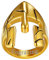 FaithHeart Herren Damen Siegelring Sparta Helm Ring Retro Fingerring in Größe 59 Vintage Sparta Helm Ring mit Namen Text Gravur für Valentinstag Geburtstag
