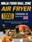 Ninja Foodi Dual Zone Air Fryer Cookbook UK: 1000-Day Delicious & Foolproof & Stress-free Air Fry, Max Crisp, Roast, Bake, Reheat & Dehydrate Recipes for Beginners.