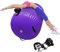 Air Rolle Turnen Aufblasbare Gymnastik Training Zylinder Tumbling Rolle Air Barrel Yoga Roll mit Pumpe(Violett,120x90cm)