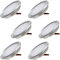 ETT Distribution GmbH LED Bodenleuchten 12V Ultra flach 6 x 0.5W Wandeinbaustrahler Tom 3000K Rund IP67 Trittfest Begehbar Lochausschnitt: 46mm inkl. LED Trafo