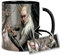 The Hobbit Lee Pace Thranduil Tasse Innen & Henkel Schwarz Keramikbecher Mug