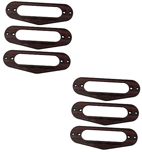 Supvox 2sets Ersetzen Defekte Pickup Flache Single Coil Montage 18mm Loch Gitarre Zubehör Gb402 3 Stücke * 2