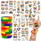 10 Blatt LGBTQ Temporäre Tattoo +10 Stück Regenbogen Gummibänder Gay Pride Geschenk regenbogenfarbenes Band für Parade Fest Frauen Männer Schwul Lesbisch Stolz LGBT Feiern Party Mitbringsel