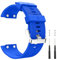 Bracelet Compatible avec Garmin Forerunner 35/30, 22mm Bracelets de Remplacement en Silicone pour Garmin Approach S10 avec 6 Vises et 2 Tournevis (Bleu royal)